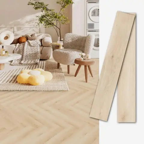 5pcs 91x15cm  Sself-adhesive floor sticker  Wood Grain Floor Wallpaper 3d Wall Sticker Waterproof room wear-resistant sticke
