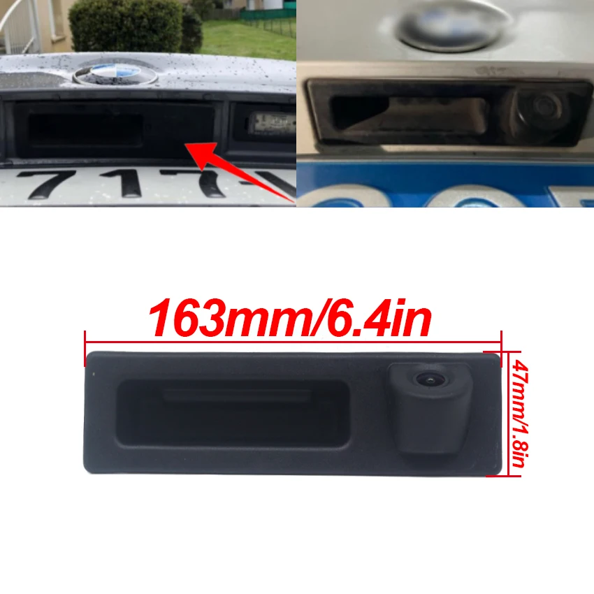 HD CCD Rear View Waterproof High quality Camera For BMW 5 F10 F11 F07 2011~2013 2014 2015 Trunk Handle Camera backup camera