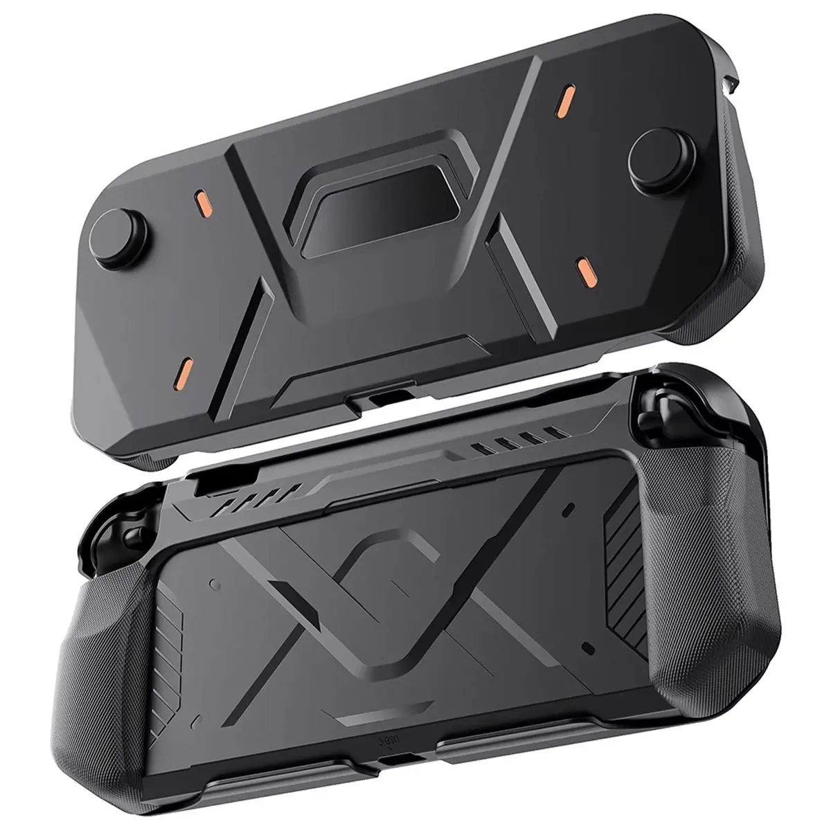 Promotion Protective Case for Switch 2 Ergonomic Non-Slip Grip with Hard Front Cover Shock-Absorption Case Black