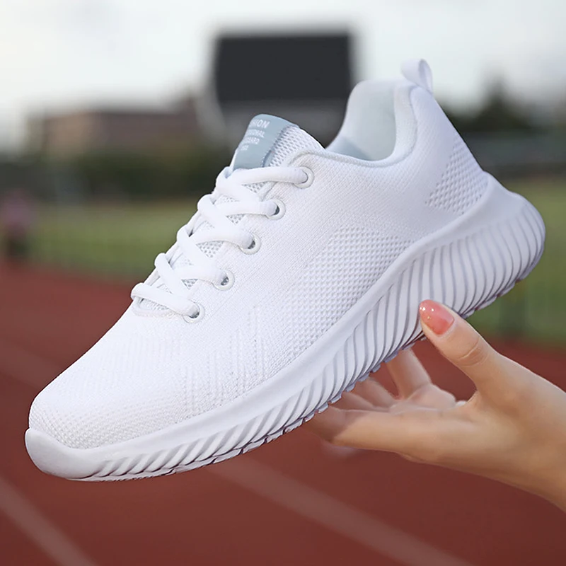 Women Sneaker Mesh Breathable Casual Running Sports Shoes Summer 2024 Jogging Walking Shoes Ladies Platform Sneakers Female Shoe