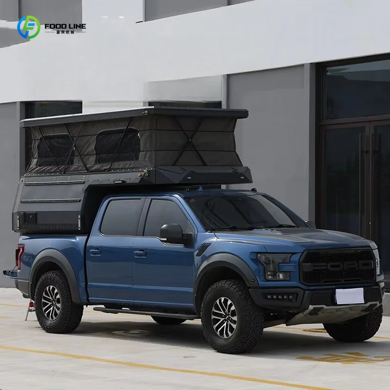 Customized Four Wheel Drive Truck Slide In Camper Outdoor Camping Travel Camper