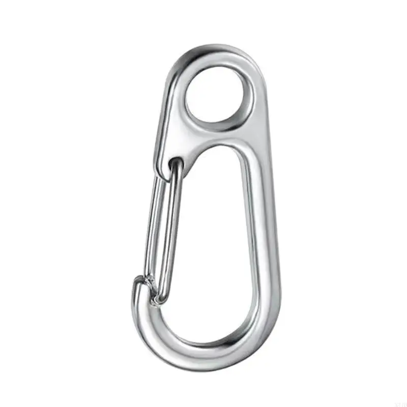 X7JD 10Pcs Keychain Zinc Alloy Heavy Duty Keychain Carabiner Multifunction Carabiner