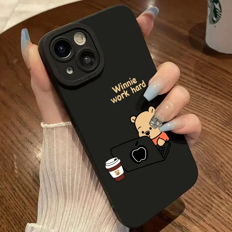 حافظة لهاتف آيفون 15 14 13 12 11 Pro XS Max Mini X XR 7 8 Plus SE 2022 غطاء خلفي مقاوم للصدمات