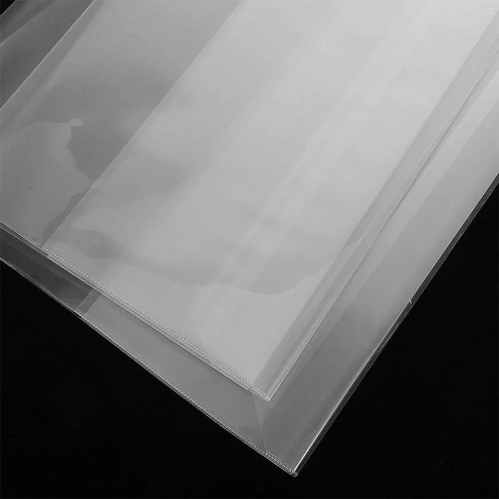 Couvercles de protection de livres, 40 pièces, Film plastique Transparent et étanche pour livres de papier, léger, Portable et durable