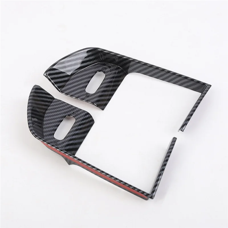 

A90E-Center Console Air Vent Outlet Decoration Cover Trim For Dodge Ram TRX 2019-2024 Interior Accessories Carbon Fiber