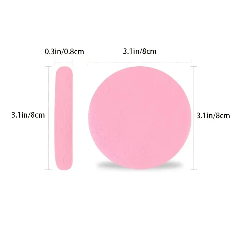 압축 페이스 워시 스폰지, 페이스 파우더, 퍼프 클렌징 코튼 패드, 클렌징 뷰티 스트립, 10 개, 20/50 개