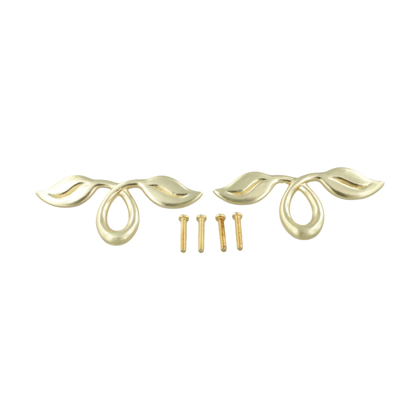 Leaf shape furniture handle made from zinc alloy for cabinet doors and drawer upgrades with a retro creative style