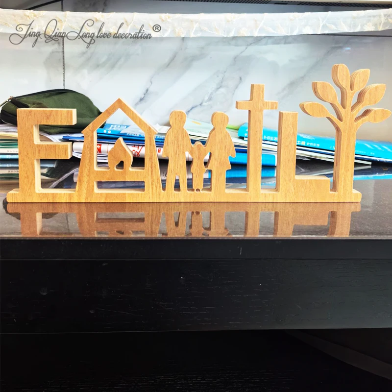 

Элегантный деревянный центральный элемент декора для свадебного стола из берёзовой фанеры с текстурой дерева, идеально подходящий для банкетов в деревенском и современном стиле