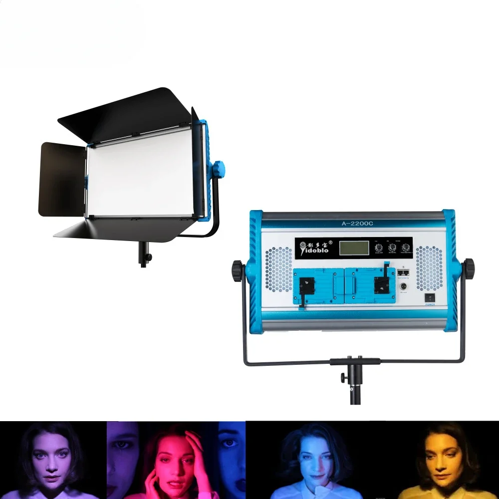 

Good Items A-2200c Rgb Led Light Change Color Remote Control App Control Film Video Photo Shooting