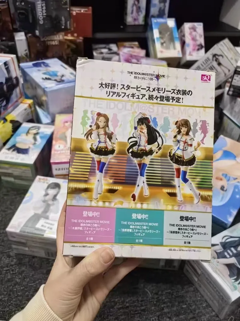 Oryginalne figurki akcji The Idolmster Hagiwara Yukiho od Bandai Banpresto, dostępne od ręki, model anime, zabawki, ozdoba na biurko, kolekcjonerskie prezenty.