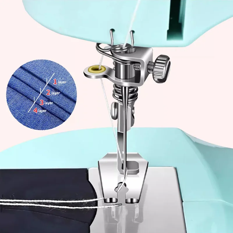 Portable Sewing Machine for Beginners Mini Electric Household Crafting Mending DIY clothing sewing