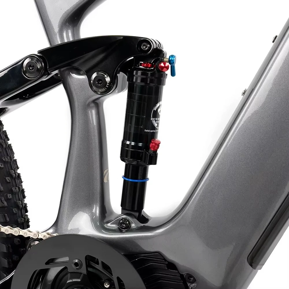 Mountain bike elettrica a sospensione completa EM10 BAFANG M510 48V 250W Telaio in fibra di carbonio 12S Mountain bike elettrica 29 pollici