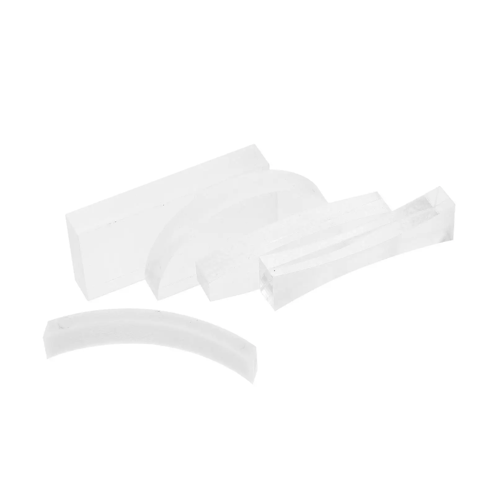 

5pcs Optical Physics Teaching Convex Lens For Science Convex Lens Kit Physics Optics Experiment Set for Research