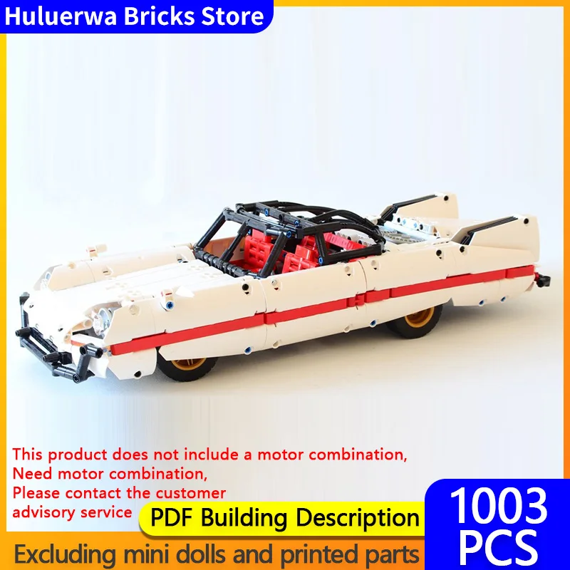 

Модель скоростного гоночного автомобиля MOC, строительные кирпичи, ретрофутуристический ядерный автомобиль, модульная технология, детские праздничные подарки, сборные игрушки