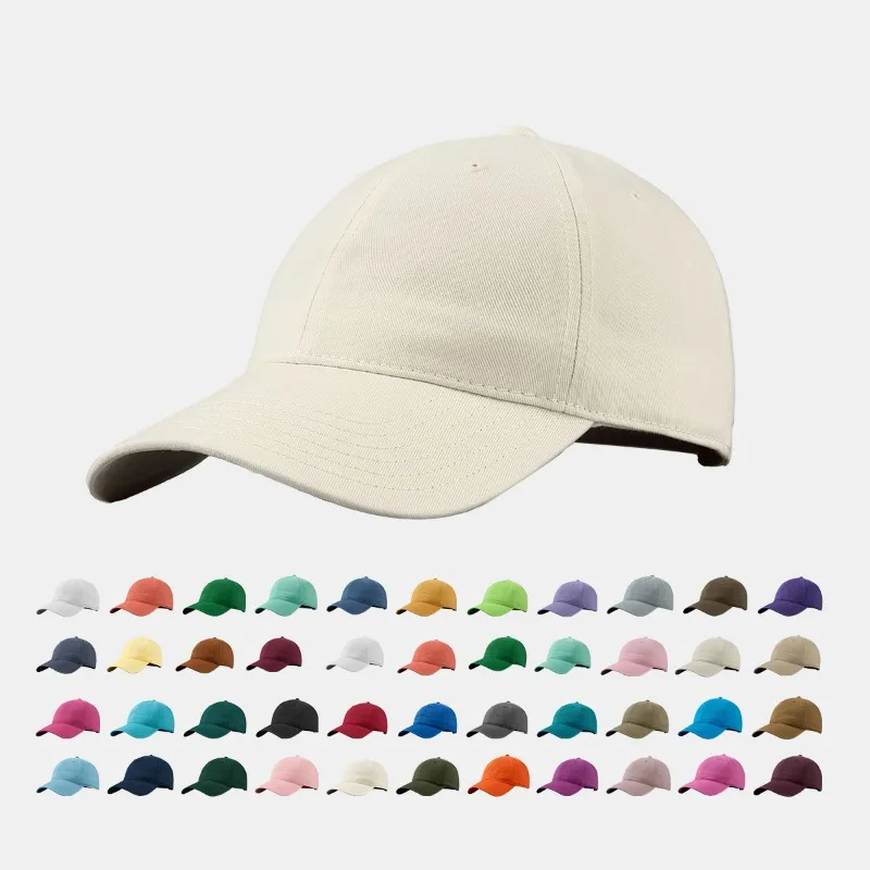 

Casual Cotton Adjustable Fashion Sports Cap Women Men 100% Cotton High Quality Baseball Cap Sunshade Travel Running Suncat Summe