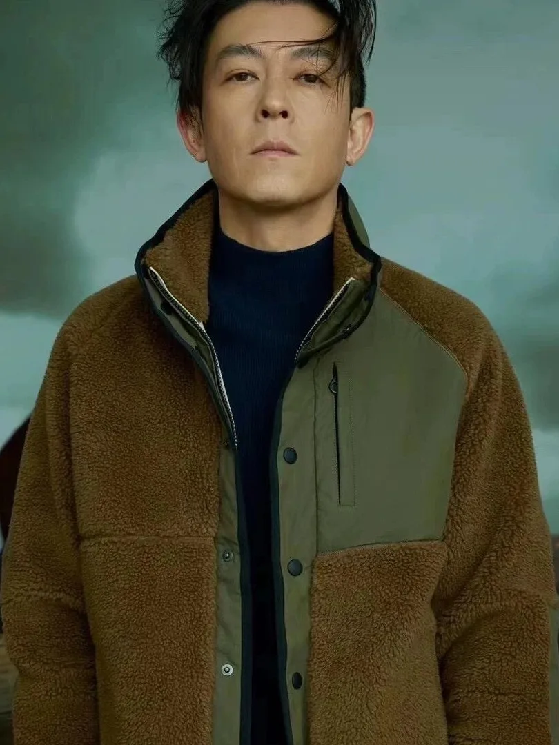 

Осенне-зимний утепленный хлопковый кардиган на молнии с воротником-стойкой для молодых мужчин, стильный и теплый, удлиненный рукав