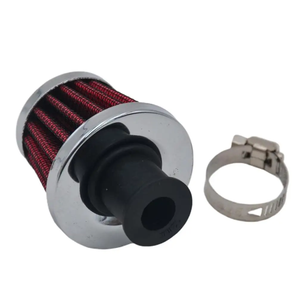 Universal Motor Oil 12mm Air Intake Filter Kit Breather High Quality Durable