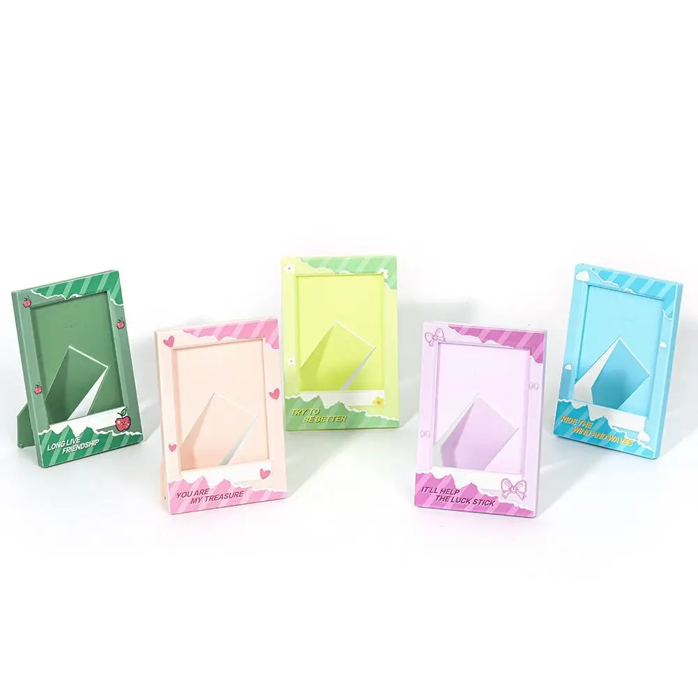 

Домашний декор 3-дюймовый 3-дюймовый фотодержатель Мини Вертикальная 3-дюймовая фоторамка Простая в использовании Портативная мини-рамка для пленки Детское искусство