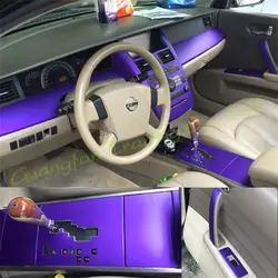 For Nissan Teana J31 2004-2007 Interior Central Control Panel Door Handle 3D 5D Carbon Fiber Car Stickers Decals