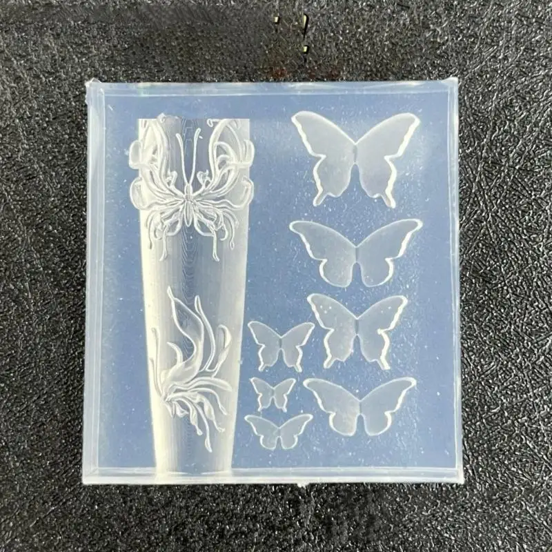 

31BB Силиконовая 3D-форма для украшения ногтей Нежная форма Небольшая форма для изготовления аксессуаров