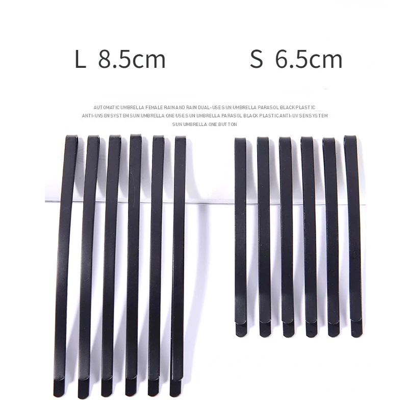 10Pcs/set Matte Black Bobby Pins Hairpins for Women Girls Straight Hairgrip Barrette Hair Clip Headwear Styling Tool Accessories