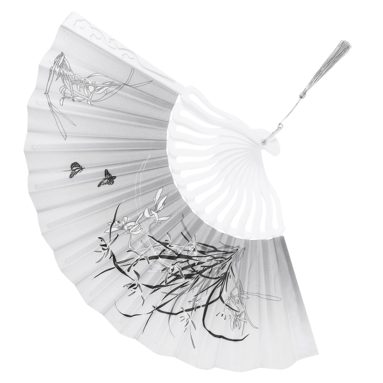 

Chinese Style Tassel Retro Wedding Gift Guest Party Supplies (Picture No 15 - Ink Orchid) 1pc Vintage Hand Plastic