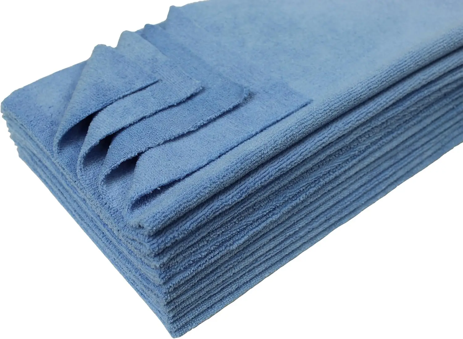 

Premium Edgeless Microfiber Towels, 350 GSM, Ultra Soft & Absorbent, Lint-Free for Auto & Home, 16x16, 12-Pack