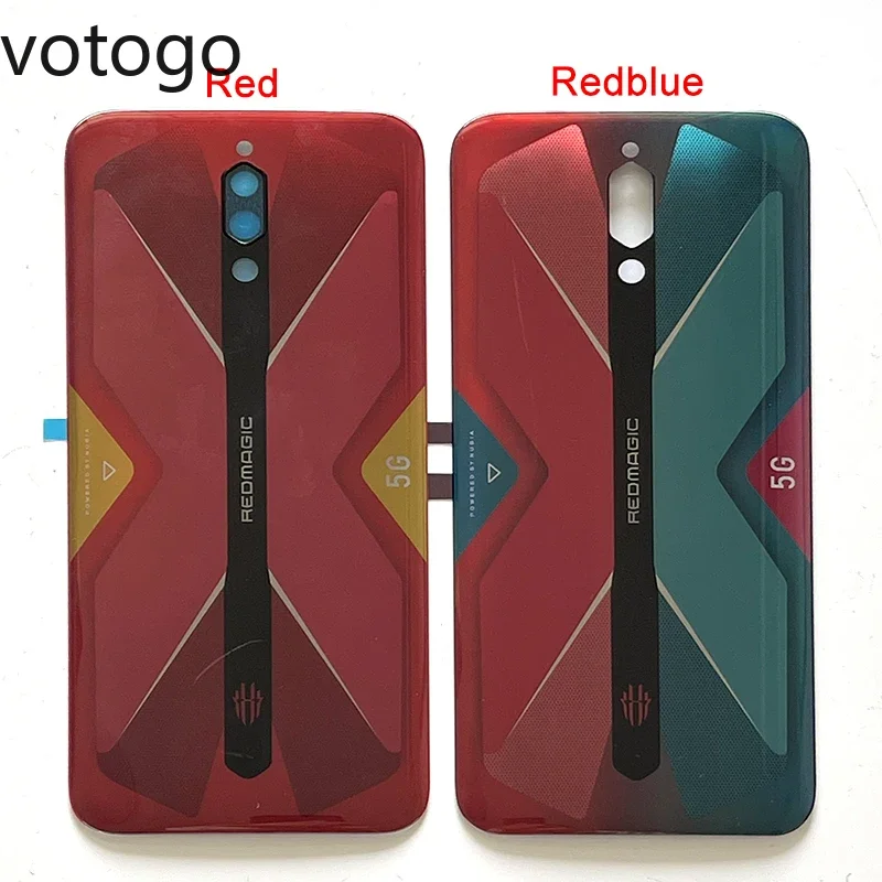 Original Repair For ZTE Nubia Red Magic 5G 5S 5 NX659J Back Battery Glass Cover Rear Door Lid Shell Housing Case Replacements