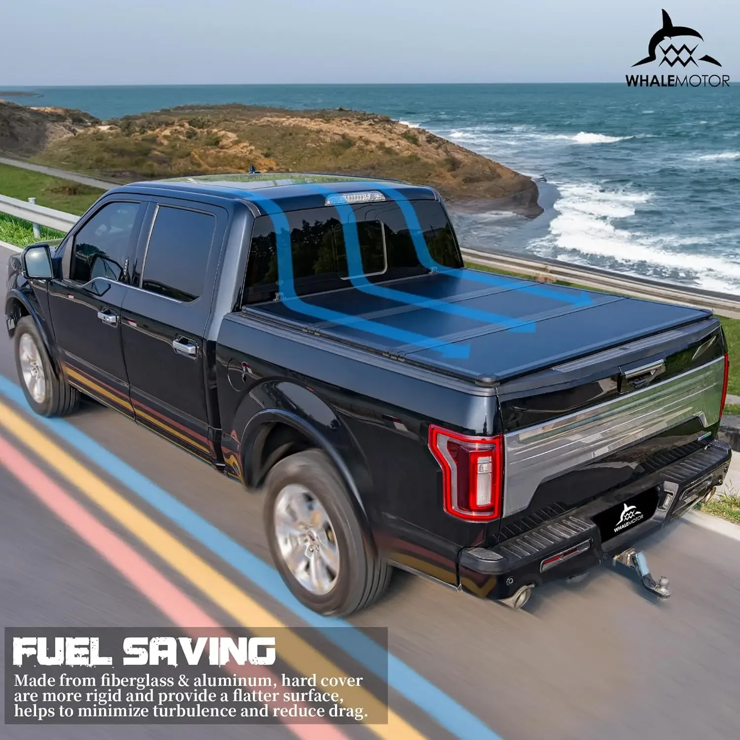 

Hard Folding Truck Bed Tonneau Cover Compatible with Chevy Silverado & GMC Sierra 1500(2007-2024) 2500 3500 HD