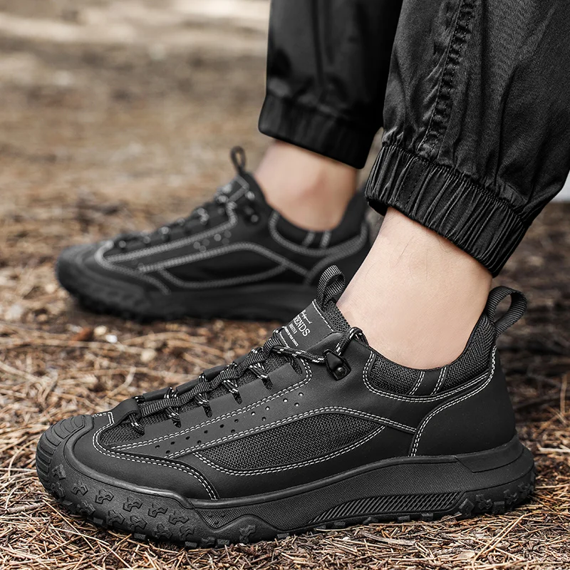 

Men Casual Leather Shoes Thick Bottom Office Oxfords Business Shoes Comfy Antiskid Outdoor Sneakers Shoes Men Footwear