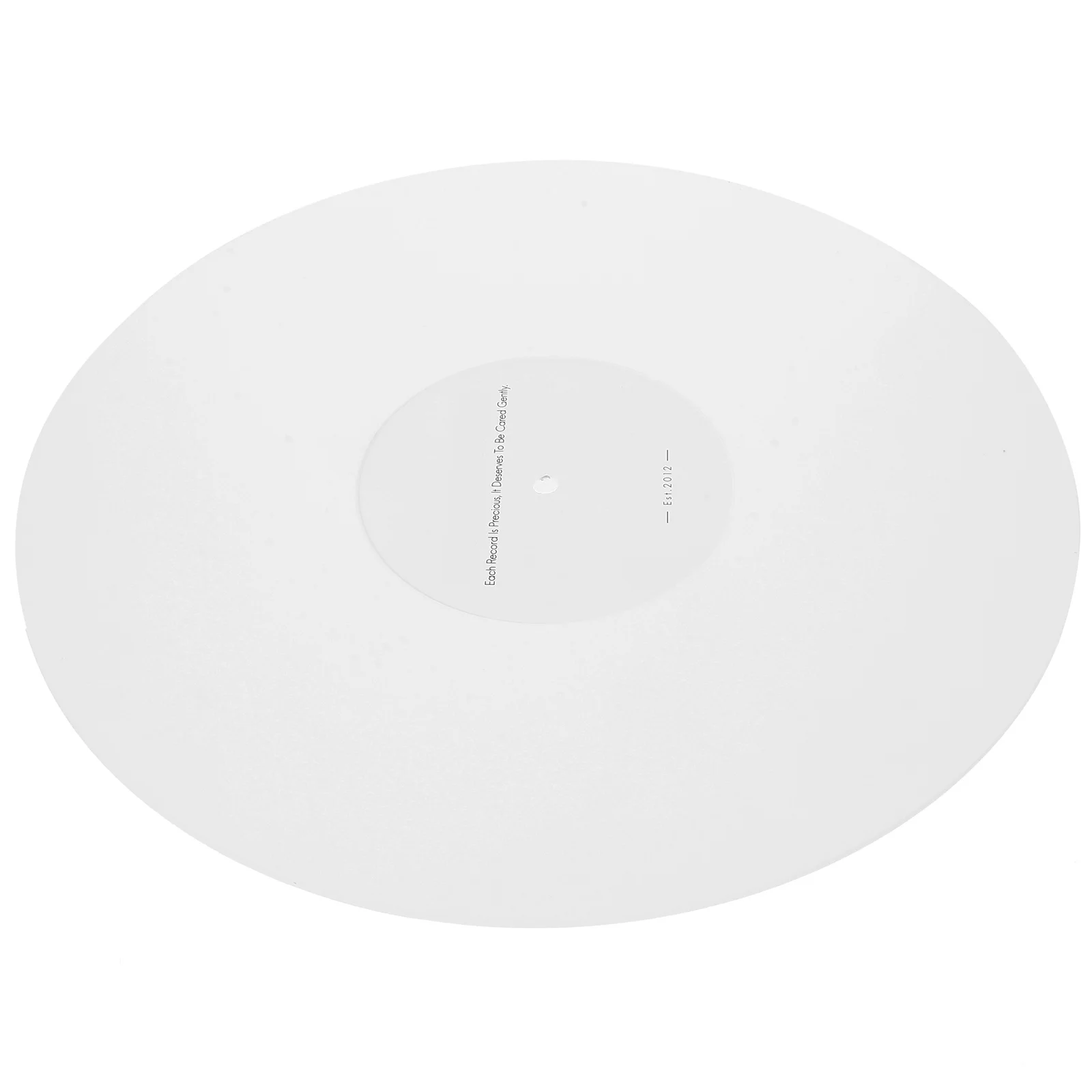 

Stylish Acrylic Record Mat Vinyl Turntable Pad Nonslip Bottom Long Service Life Static Reduction Vibration Control