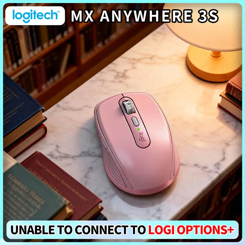 

Pro MX Anywhere 3S - 8000 DPI Darkfield, Hyper-Scroll, USB-C Fast Charge, Perfect for Outdoor Book Office & Field Work