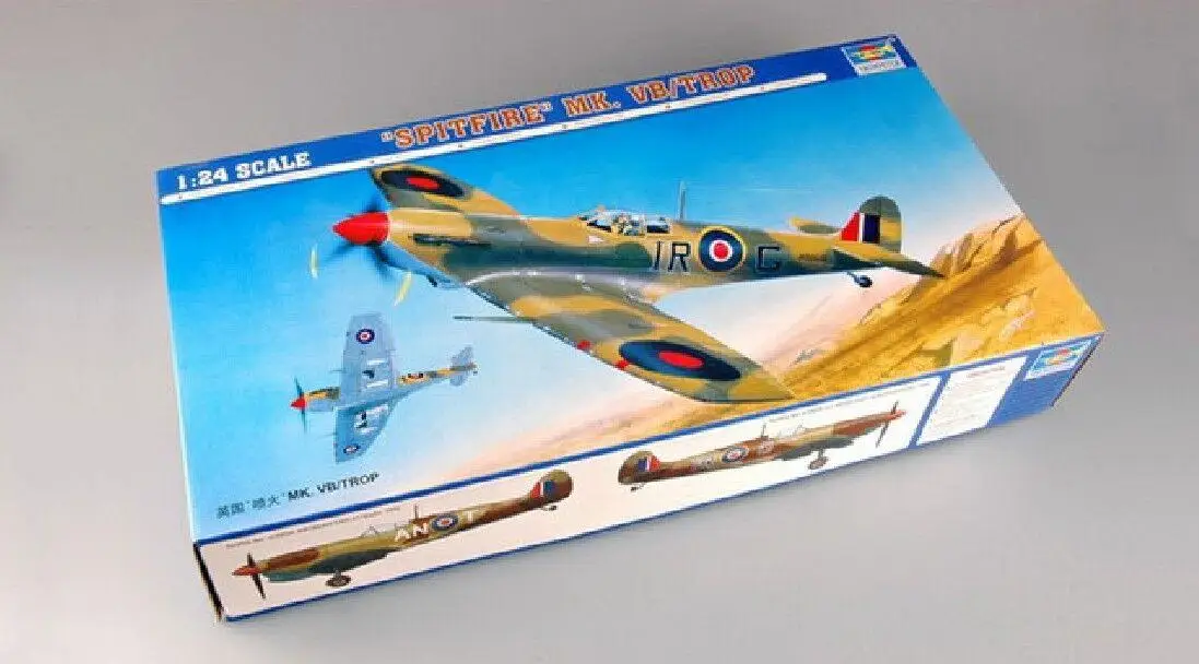 Trumpeter 02412 1/24 Spitfire Mk.VB/Trop plastic modelbouwset