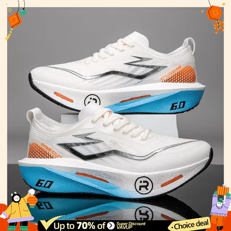 

Sports Running Sneakers For Men Lightweight Carbon Board Athletic Casual Sneakers Women Outdoor Men's Walking Basketball Shoes