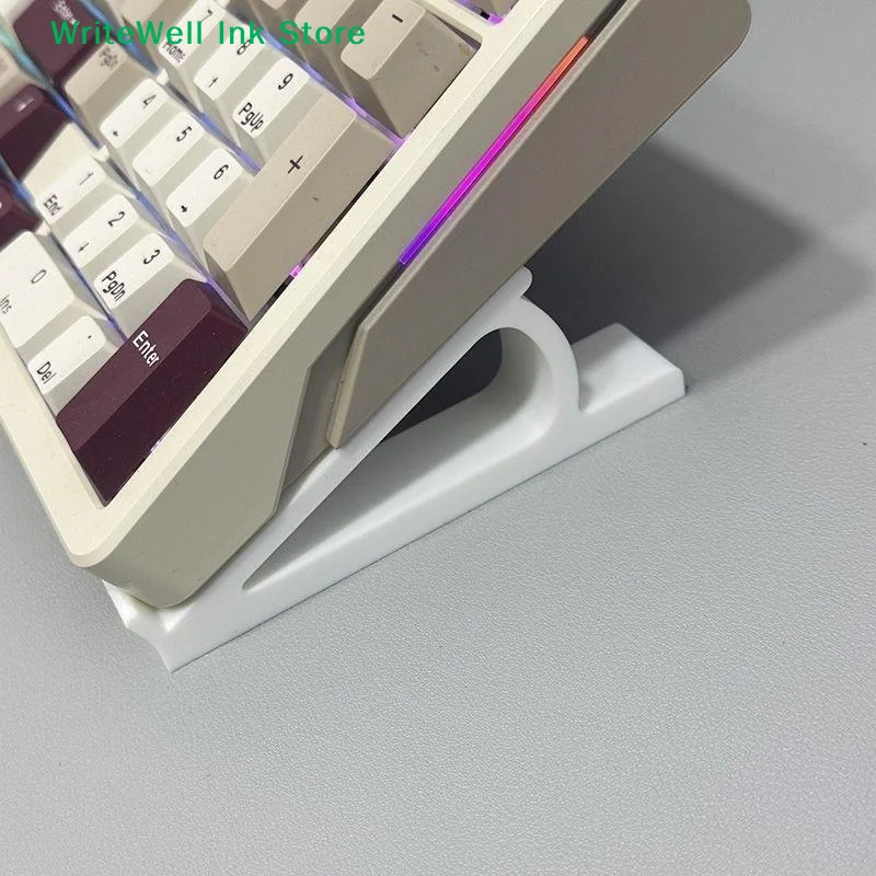 [FOA]1 Pair Keyboard Elevated Stand Portable Raised Keyboard Angle Plastic Computer Keyboard Riser Accessories Monitor Holder