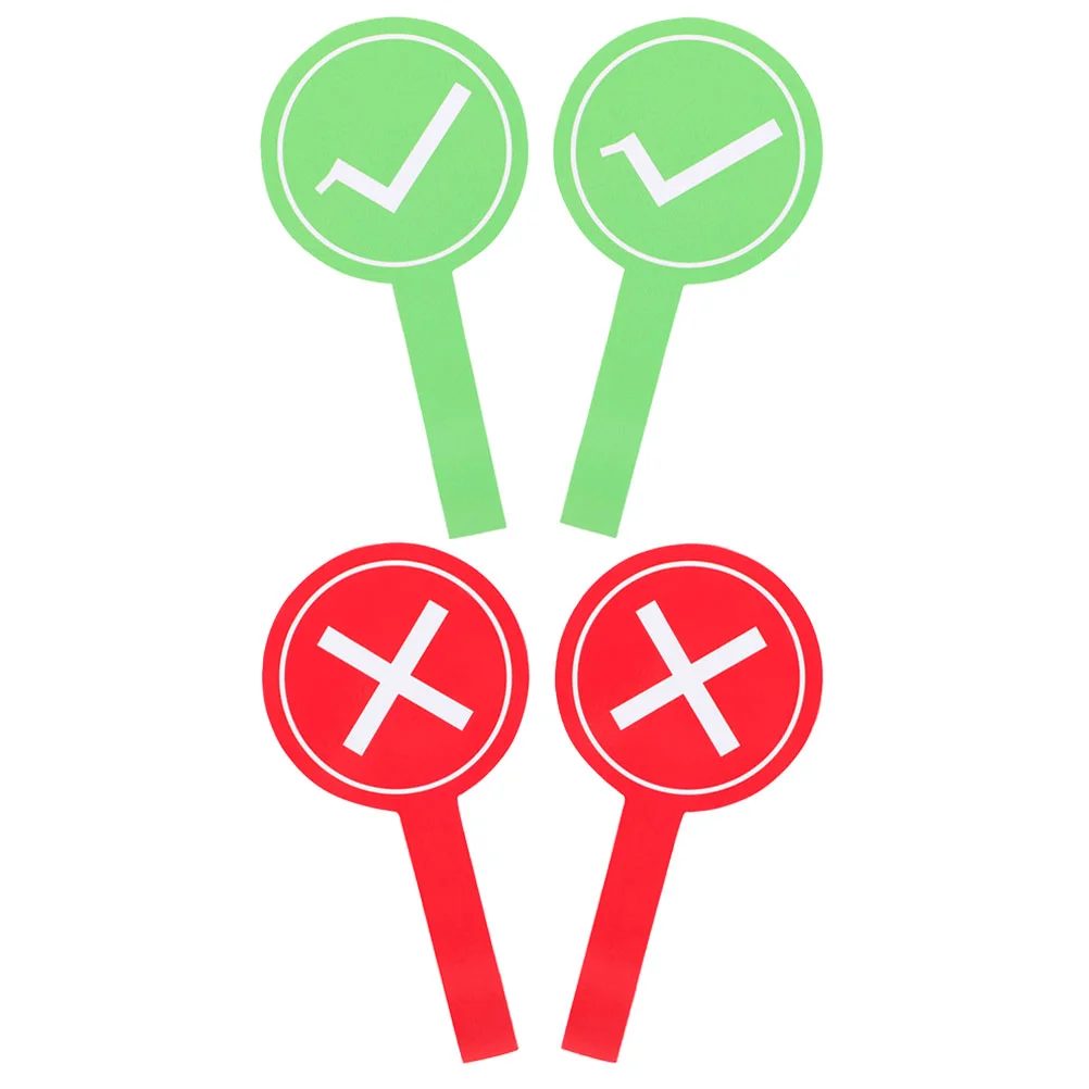 Voting Paddles Yes Or No Paddles Auction Signs Green Red Answer Paddles True False Sign Boards Teacher Classroom Game