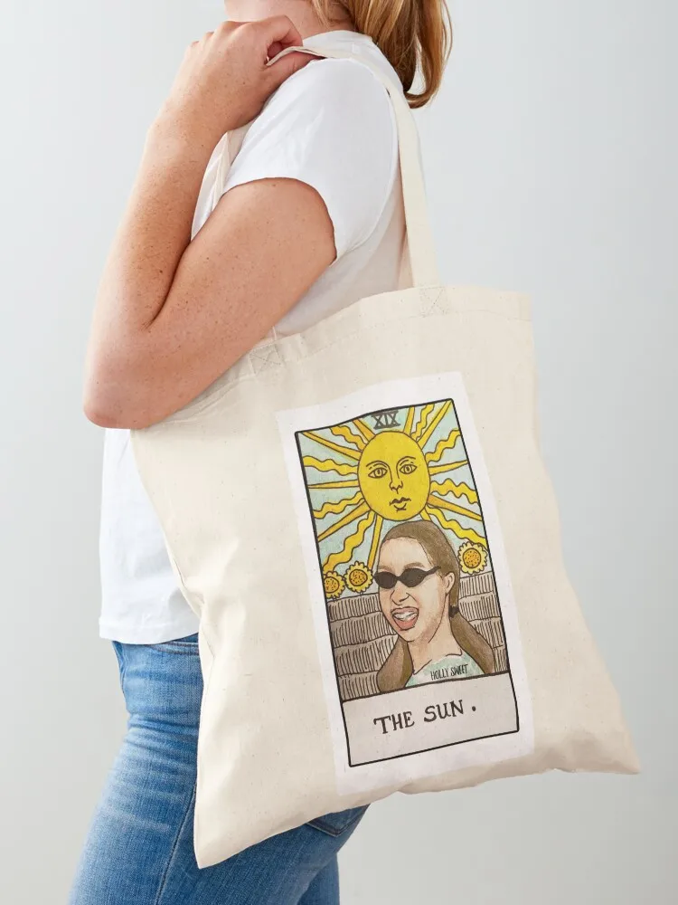 

The Sun Take On Me vine tarot card Tote Bag Women's tote bag Women's bag hand bags foldable reusable