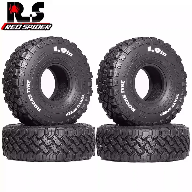 

1.9-inch Rubber Tire for 1/10 RC Crawler Car AXIAL SCX10 III AX103007 Traxxas TRX4 Defender Blazer RC4WD D90 DIY Accessaries