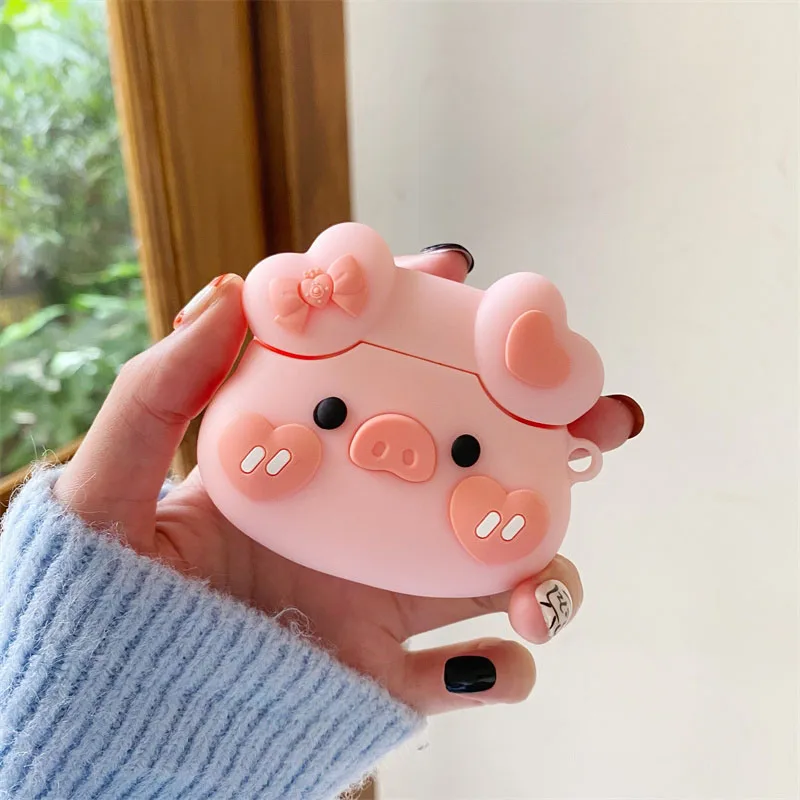 Funda de silicona con dibujos animados para apple AirPods 3. ª generación, funda de silicona para auriculares inalámbricos, llavero para airpods 2, 3 Pro