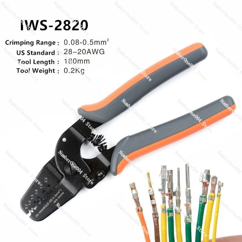 Mini mini bucket crimping tool Crimping terminal pliers, suitable for terminals and connectors