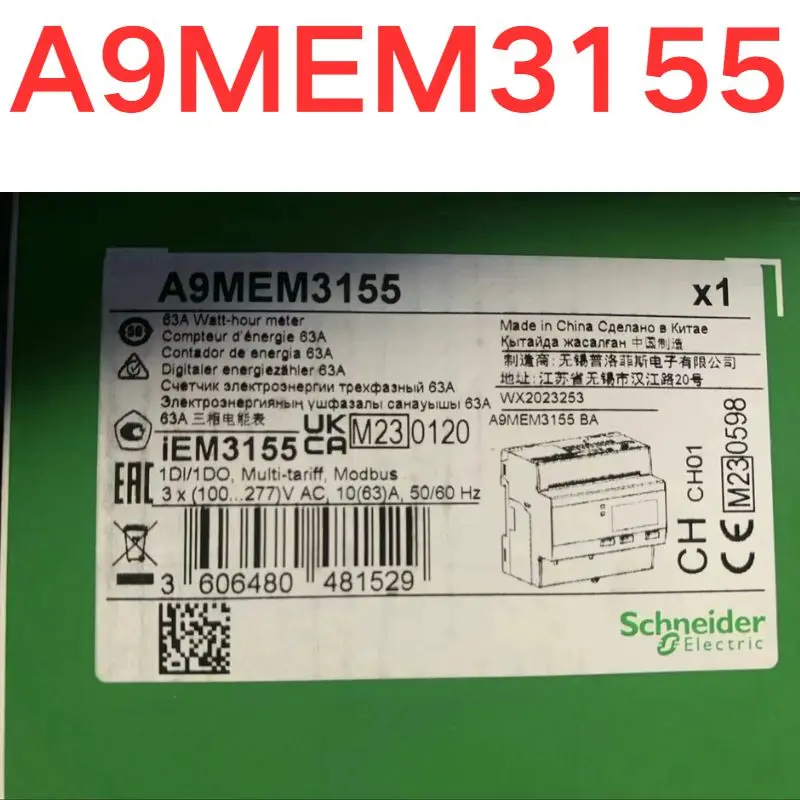 ใหม่เอี่ยม A9MEM3155มิเตอร์วัดพลังงานไฟฟ้า iEM3155