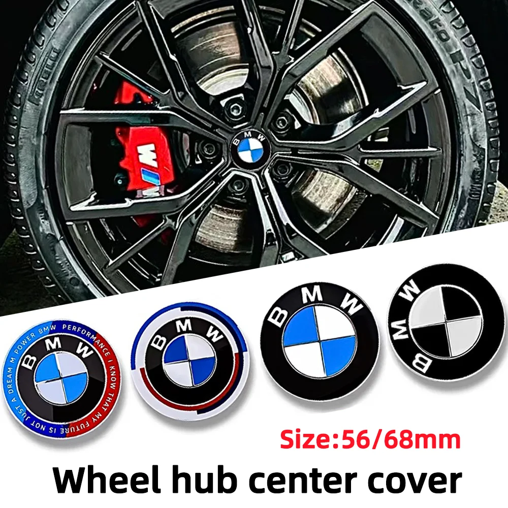 4pcs 56mm 68mm Car Wheel Center Caps Hub Cover Badge For BMW X1 X3 X4 X2 X3 X5 F30 F10 E90 F20 E46 E60 E70 E39 E36 E87 E46