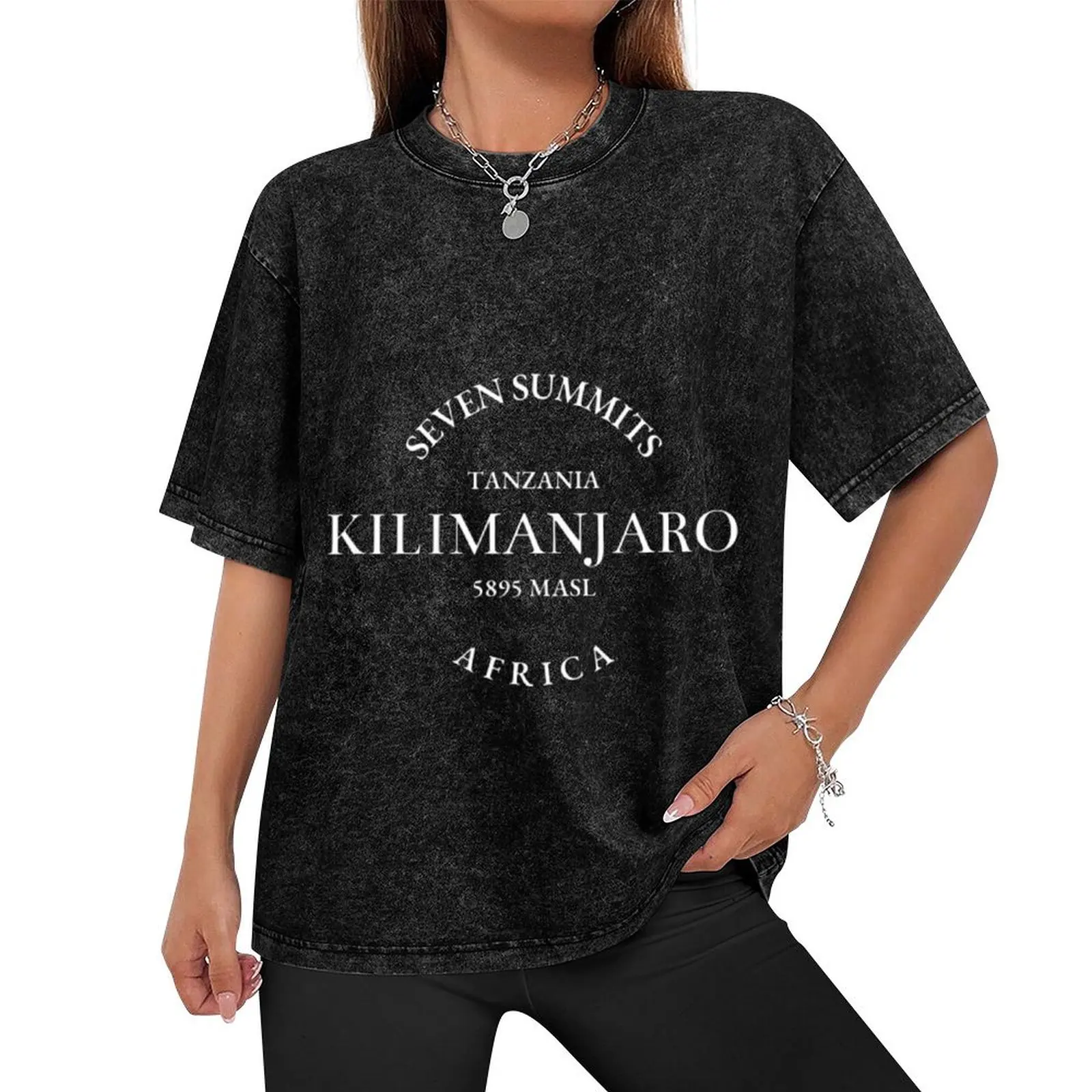 Seven Summits - Kilimanjaro T-Shirt tees oversized t shirt graphics customs Men's t-shirts