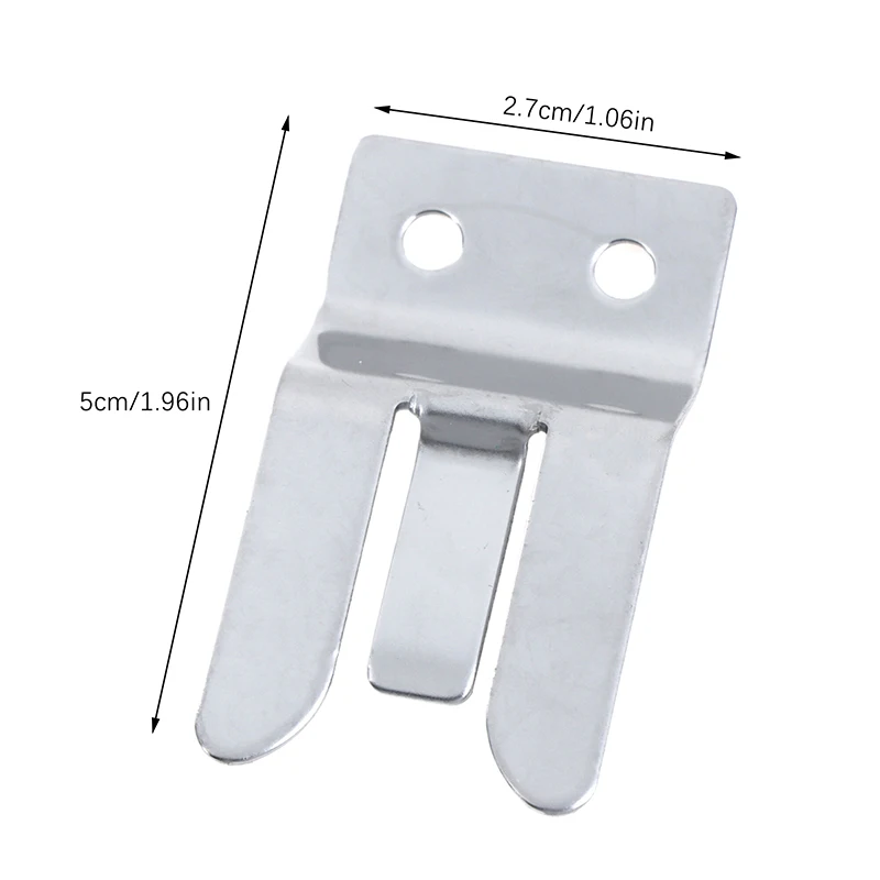 Replacement Universal Ham Radio PTT Mic Micriphone Hang Up Clip Speaker Holder Metal Hanger For MH2 CB/10 Walkie Talkie