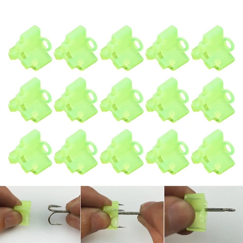 

600PCS Plastic Treble Hook Covers Lightweight 5 Sizes Fishing Hook Bonnets Fluorescent Green Treble Hook Protectors