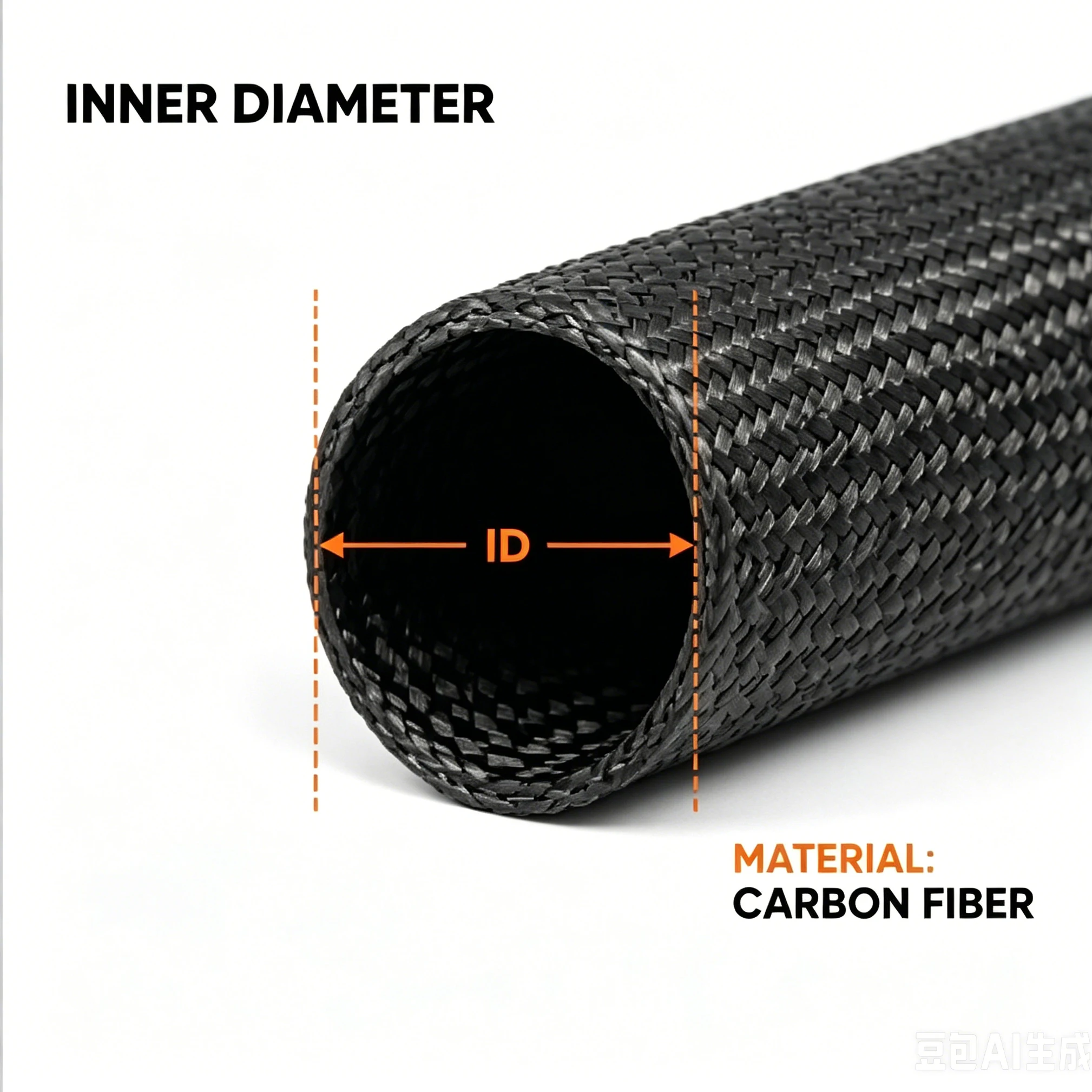 2/1M Black Lightweight  Carbon Fiber Wire Sleeve ID 4-80mm High Temp Resistant Abrasion Proof Flexible Cable Sheath