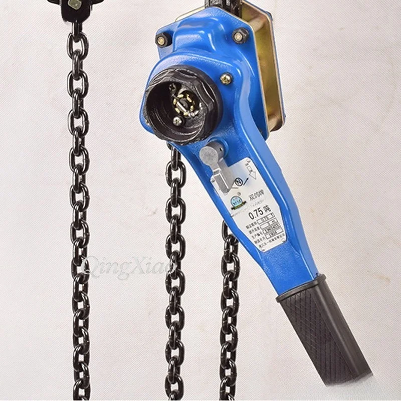 0.75T Lever Chain Hoist Hand Operated Manual Lifting Tackle Chain Type Hand Pull Block For Small Cargo Hoisting Maintenance Work - view 3