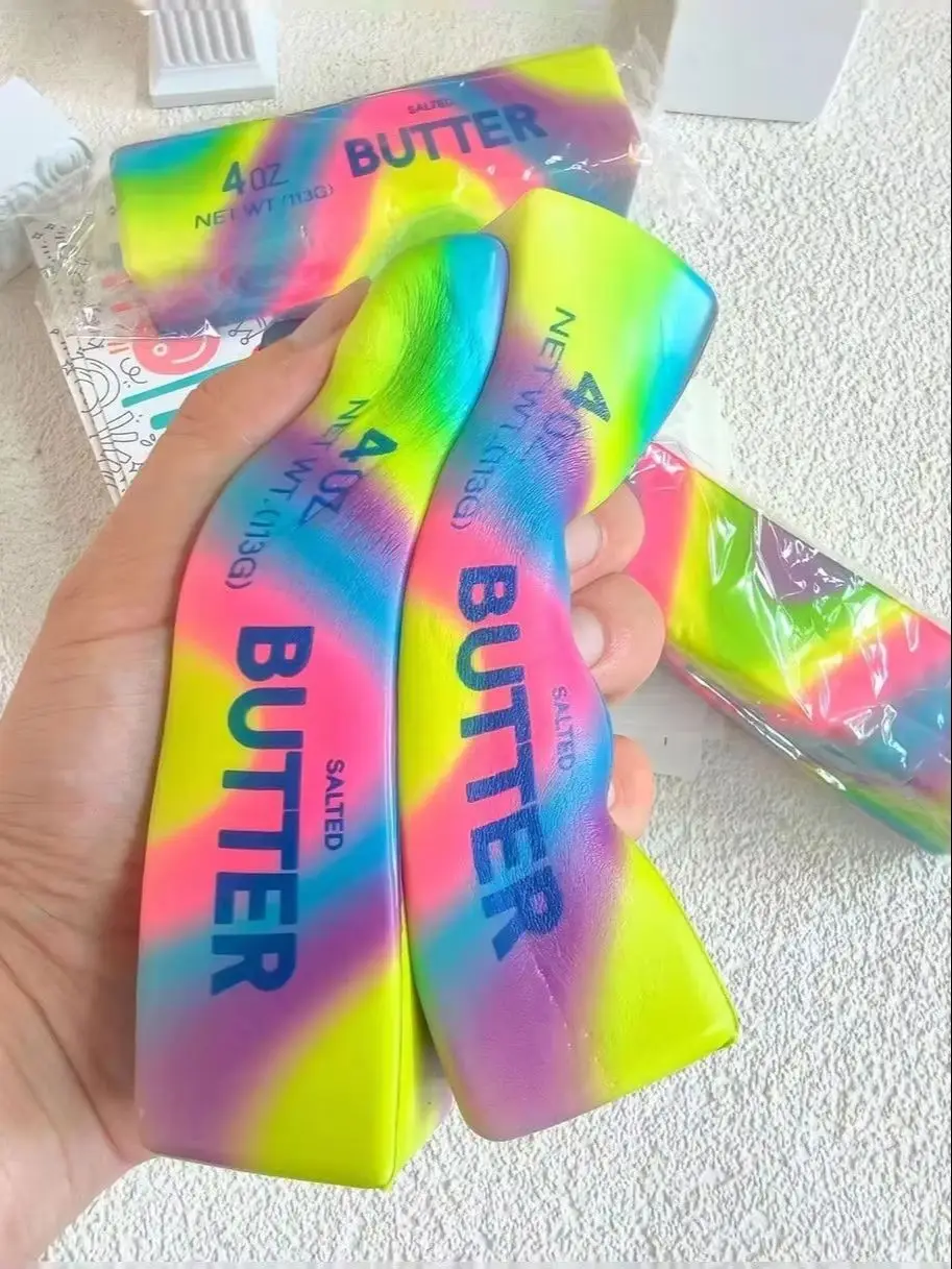 1/2/3/5 Stück Weiche und Knetbare Butter-Sticks, Handgepresstes Fidget-Spielzeug für Erwachsene, Geschenke zur Linderung von Angst und Stress für junge Erwachsene