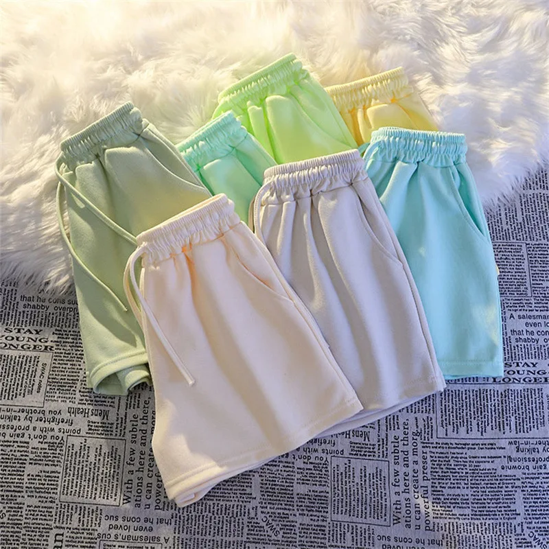 

Women Loose Ice Silk Seamless Sleep Shorts Homewear Outwear Comfortable Safety Pants
