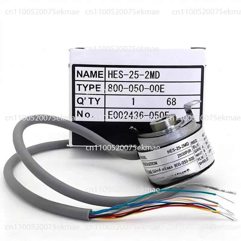 600PPR 1000PPR Push-pull PNP Line Driver Output HES-03-2HCP HES-25-2MD 8mm Hollow Shaft Rotary Encoder